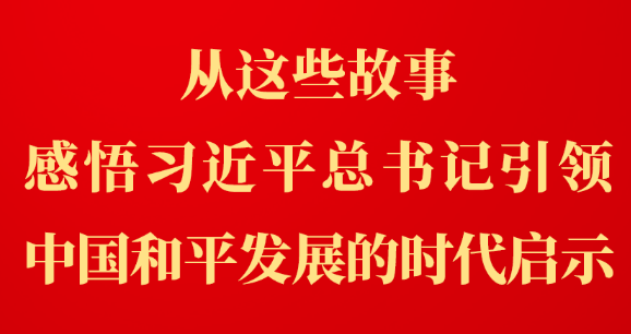 从这些故事，感悟习近平总书记引领中国和平发展的时代启示