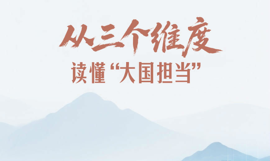 一见·从三个维度读懂“大国担当”