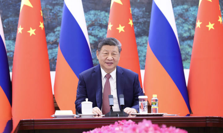 习近平同俄罗斯总统普京举行视频会晤