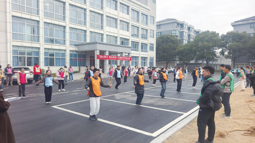 吕城举办冬季运动会