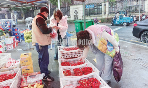 草莓价格大跳水 市民轻松实现“草莓自由”