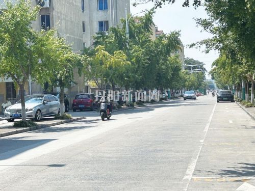 人行道上停满车 停车位内空荡荡