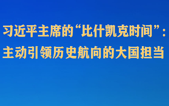 习近平主席的“比什凯克时间”：主动引领历史航向的大国担当