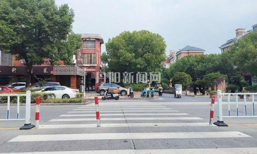 道路隔离柱不翼而飞 车辆乱行存安全隐患