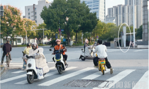 【八姑娘帮你忙】景观灯遮挡红绿灯 市民骑行存视线盲区盼移位